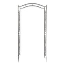 GAOMON Iron Arch Rust-Resistant Plant Climbing Frame with Bridge Roof