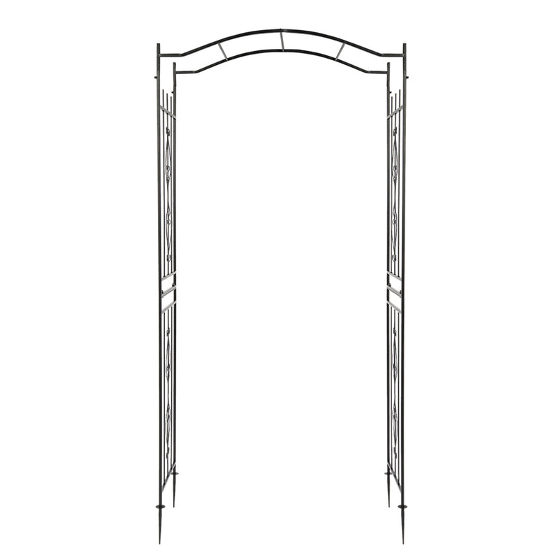 GAOMON Iron Arch Rust-Resistant Plant Climbing Frame with Bridge Roof