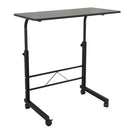 GAOMON Side Table Height Adjustable Coffee Snack Table Black