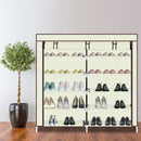 GAOMON 7 Layers 14 Grids Shoe Rack Portable Shoe Cabinet Beige