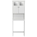 GAOMON 3 Tiers Bathroom Cabinet Double Doors Waterproof Space-Saving Storage Cabinet