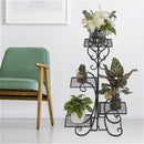 GAOMON 4-Tier Metal Shelves Flower Pot Plant Stand Display for Garden