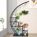 GAOMON 2PCS 5 Layers Semicircle Iron Flower Stand Plant Stand N101
