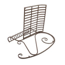GAOMON Iron Bent Armrest Single Rocking Chair Simple Classic Lightweight Chair