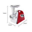 GAOMON Electric Meat Grinder Sausage Stuffer Maker Stainless Cutter Red