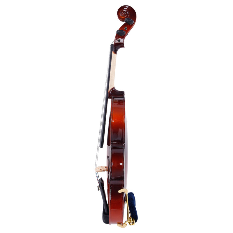 GAOMON Gv100 1/8 Solid Wood Natural Acoustic Violin Bow Rosin Strings Shoulder Rest Kit