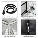 GAOMON 60x60x120cm Hydroponic Plant Growing Tent with Window Oxford Cloth Tent