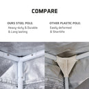 GAOMON 90x90x180cm Household Plant Growing Tent with Observation Window Convenient Hydroponic Shed