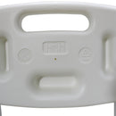 GAOMON Bathroom Safety Shower Chair with Back Anti-Slip Anti-Rust Bath Chair
