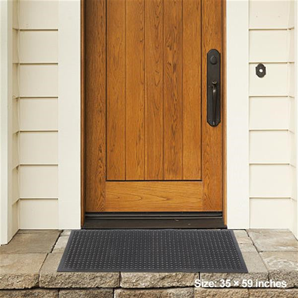 GAOMON Rubber Floor Mat with Holes Non-slip Drainage Mat for Kitchen Restaurant Bar Bathroom