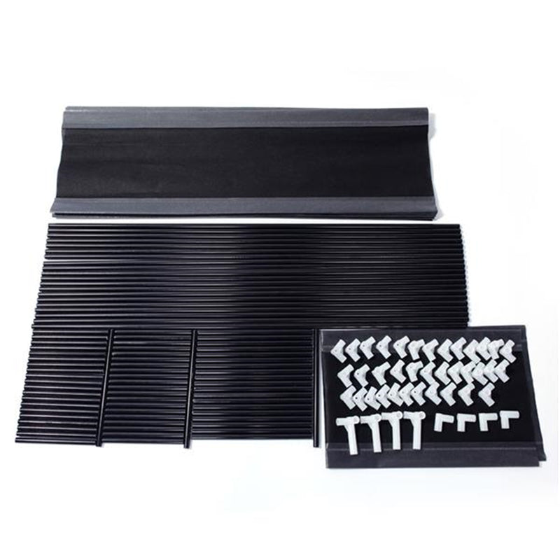 GAOMON Shoe Rack Organizer Storage Shoe Shelves 10-tier Stand Black