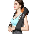 GAOMON U-shaped Shoulder Neck Massager 3-speed Rolling Kneading Massager Black