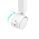 GAOMON 3-tier Widened Cart Multi-function Layer Cart Movable Storage Rack White