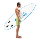 GAOMON Inflatable 11ft Paddle Board with Removable Fin Surfboard Blue