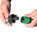 GAOMON Inflatable Castle Water Slide Bouncer Without Fan with Nozzle Arch 4.3x4x2.05m