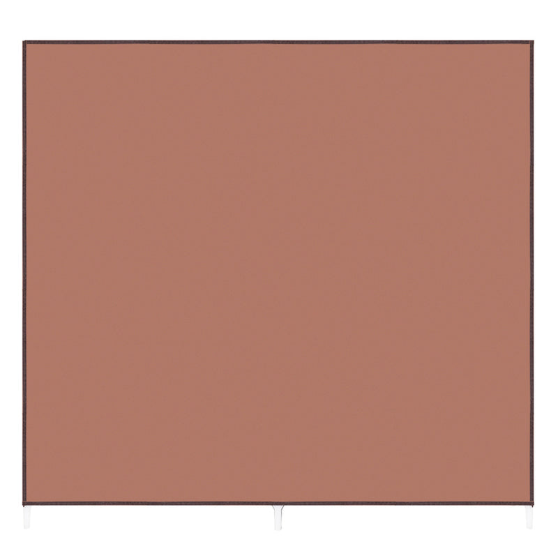 GAOMON 7 Layers 14 Grids Shoe Rack Portable Shoe Cabinet Brown