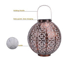 GAOMON LED IP44 Solar Lantern Lights Copper