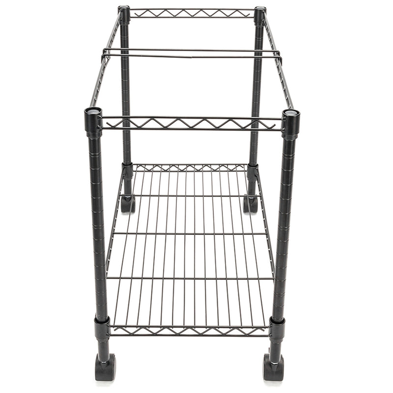 GAOMON Rolling Mobile File Cart with 4 Wheels Lightweight Space-Saving Single Tier