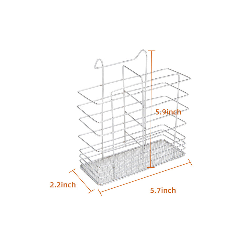 GAOMON 2 Tier Metal Dish Drainers S-Shaped Bowls Dishes Chopsticks Spoons Collection Shelf Racks