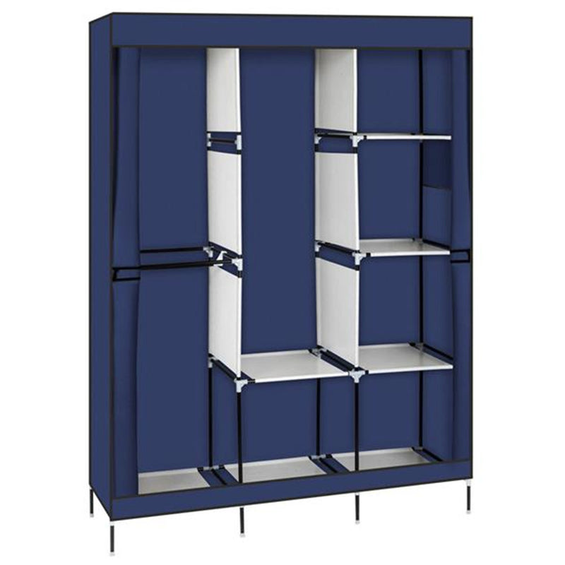 GAOMON Wardrobe 4 Layers 8 Grid 125*43.18 *180cm Navy