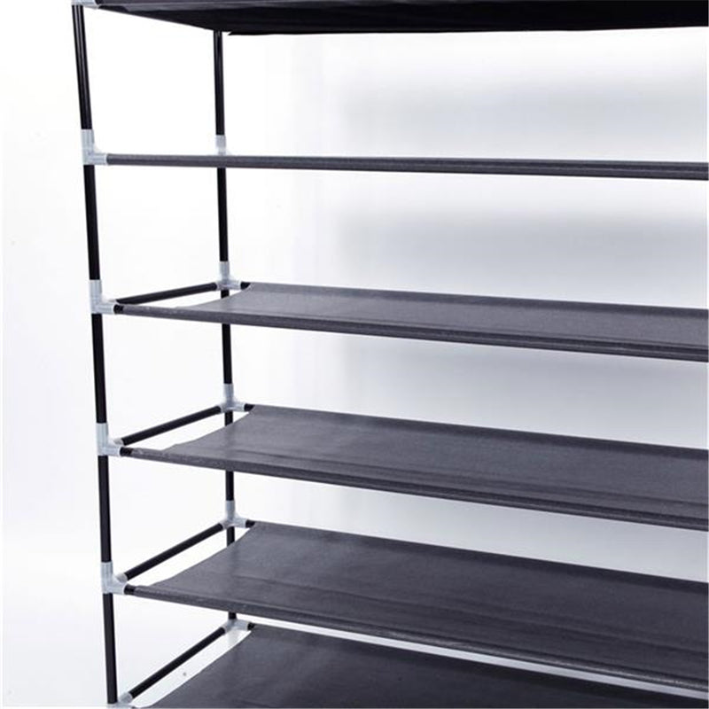 GAOMON Shoe Rack Organizer Storage Shoe Shelves 10-tier Stand Black