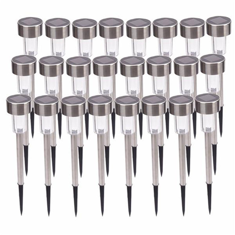 GAOMON 24pcs Tube Light Garden Lawn Light Solar Light