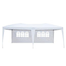 GAOMON Portable Instant Open Canopy Shade Shelter 2 Door Gazebo Tent White