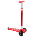 GAOMON 3-wheeled Toddler Scooter Height Adjustable Portable Scooter Red