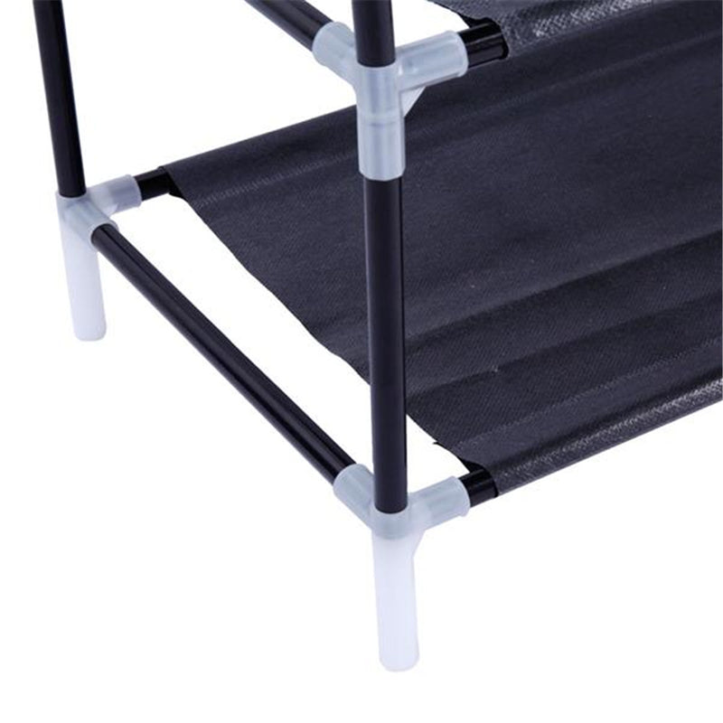 RONSHIN 5-layer Shoe Rack 100cm Super Wide Extra Large Black