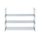 GAOMON 3 Tier Stackable Shoes Rack Storage Shelf GREY