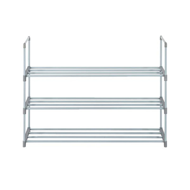 GAOMON 3 Tier Stackable Shoes Rack Storage Shelf GREY