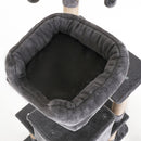 GAOMON Cat Tree Toy Plush Indoor Multistory Cat Tree Toys Cat Climbing Frame Toy Grey