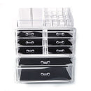GAOMON 3pcs/set Transparent Cosmetic Storage Rack Transparent