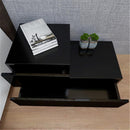 GAOMON 2-drawer Nightstand Bedside End Table Bedroom Black