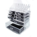 GAOMON 3pcs/set Transparent Cosmetic Storage Rack Transparent
