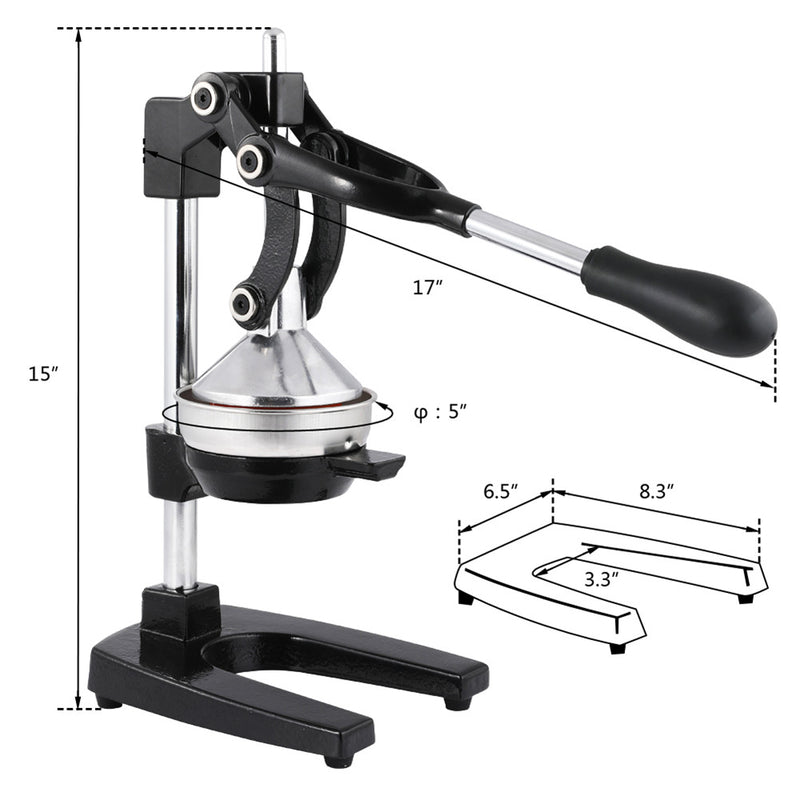 GAOMON Manual Household Juicer Pomegranate Juicer Black