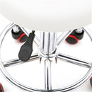 GAOMON Salon Stool Leather Sponge Adjustable Spa Bar Stool White