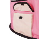 GAOMON 40inch Folding Pet Game Fence Tent Portable Round Dog House Cat Nest Bed Pink