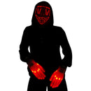 GAOMON Halloween Scary LED Mask with Light Up Gloves Kit