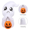 GAOMON 5FT Halloween Inflatable Cute Ghost with Pumpkin