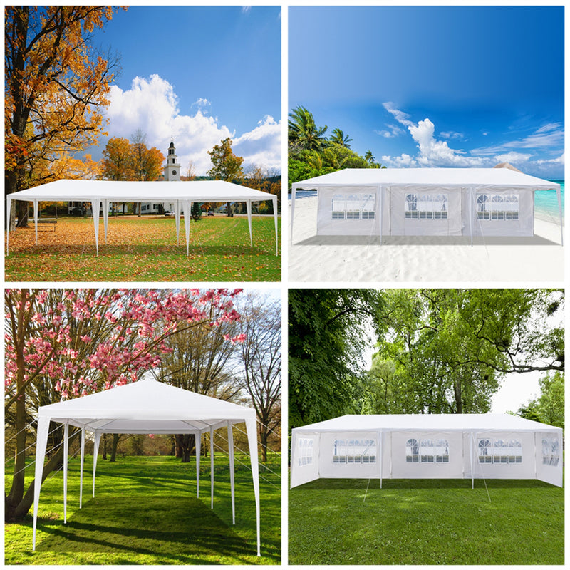 GAOMON Waterproof Tent with Spiral Tubes Five Sides Assembled Tent 3x9m