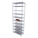 GAOMON 10 Tiers Shoe Rack Simple Assembly 30 Pairs Shoes Capacity Grey