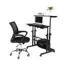 GAOMON Standing Lifting Computer Table Height Adjustable Laptop Desk Black