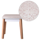 GAOMON Dressing Table Bedroom Solid Wood Simple Dressing Table White