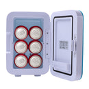 ZOKOP 6L Mini Fridge Cooler Warmer Electric Portable Car Refrigerator Grey