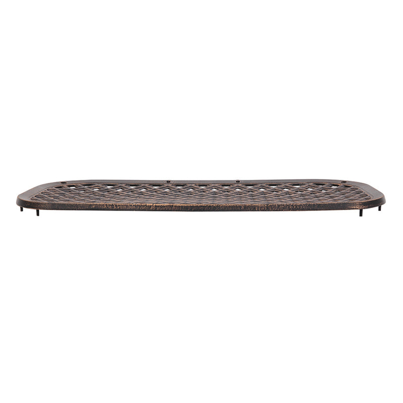 GAOMON 42.5 Inch Outdoor Leisure Couple Bench with Backrest Armrests Outdoor Stool
