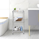 GAOMON 3-Tier Household Metal Storage Racks Adjustable Shelves Organizer