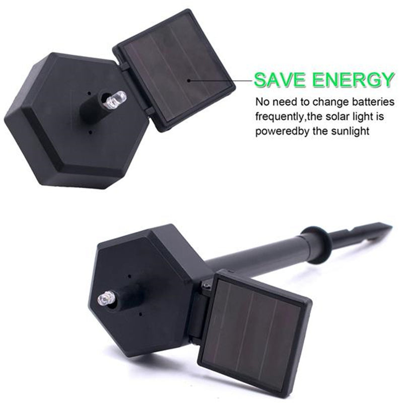GAOMON LED Garden Lights Solar Night Lights Owl Shape Lawn Lamp Brown