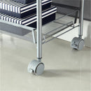 GAOMON 3 Layer Removable Storage Cart 44 x 26 x 62cm Silver