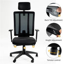 GAOMON Home Office Desk Chairs High Ergonomic Chair Black